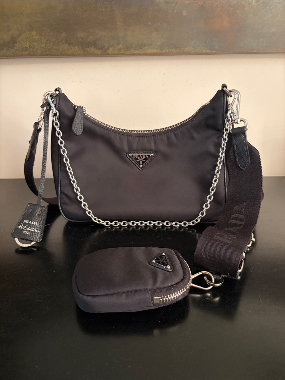 Prada Re-Edition 2005 Re-Nylon bag - black